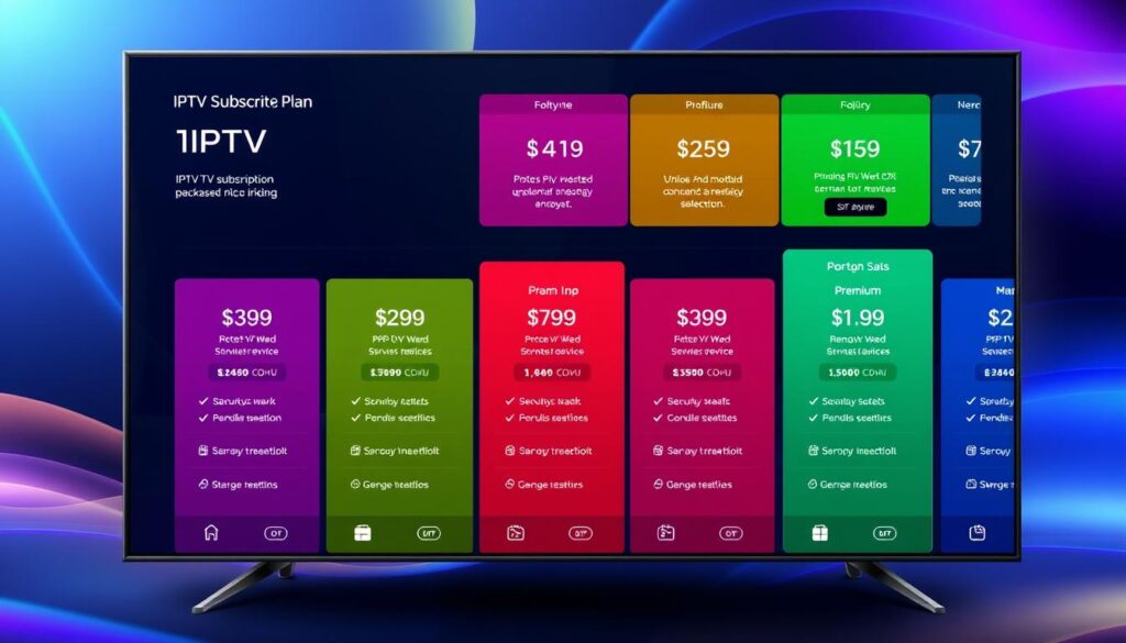 IPTV pricing and subscription plans